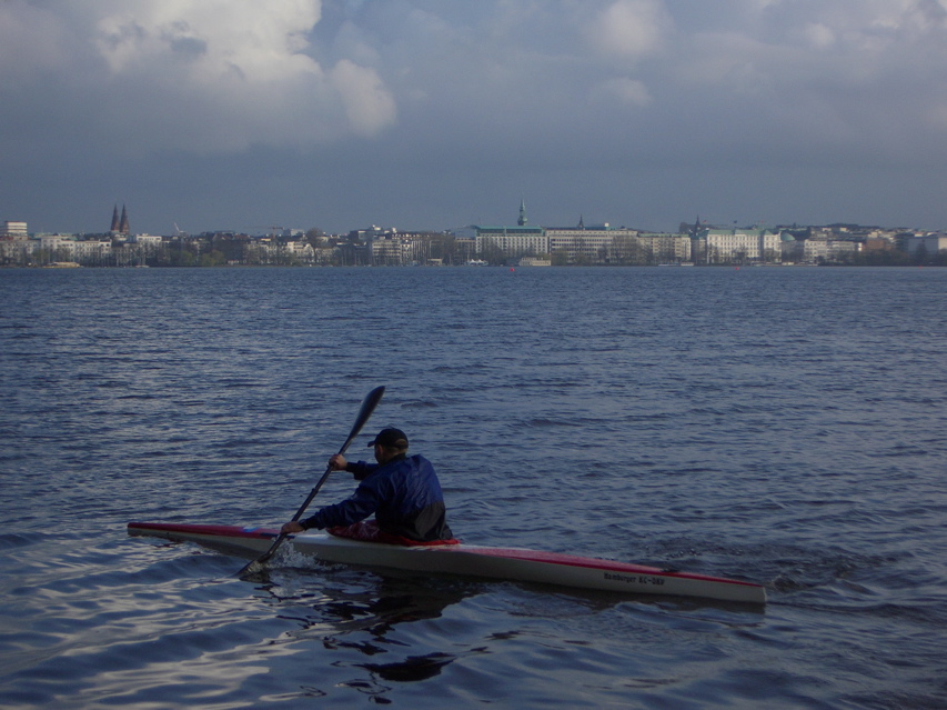 The Alster from Bellevue South to the Old City