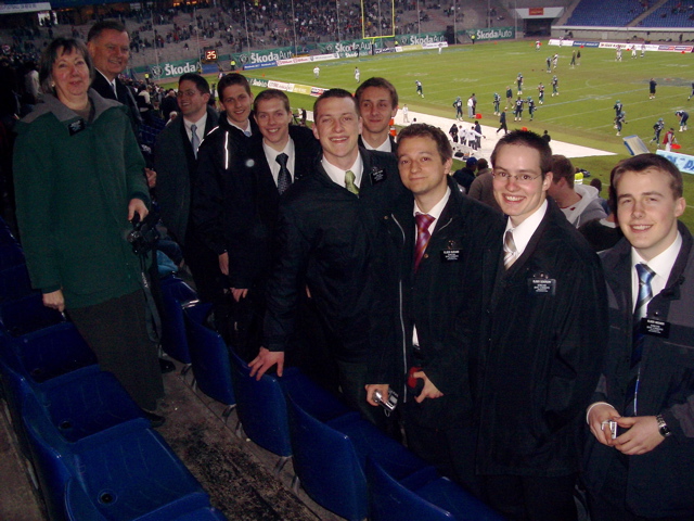 At the Sea Devils Game 15 April- S.Allen, Pr.Barber, Elders Groom, S.Taylor, Brandenburg, Young, Kulterer,  Durand, Dzierzon, Megner