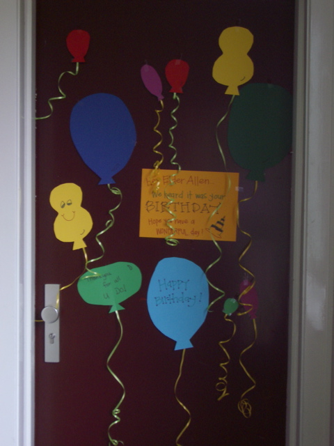 Elder Allen's Birthday Door