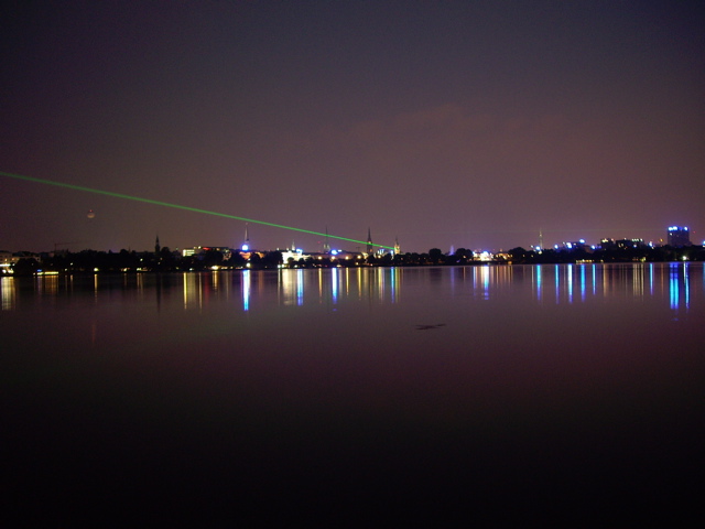 Hamburg Night Soccer Skyline