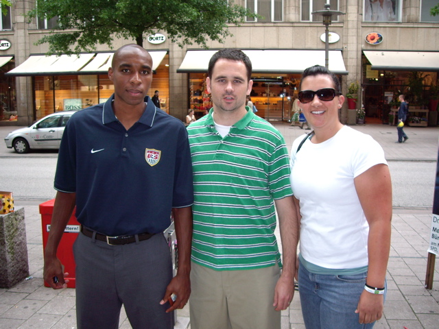 Reed and Julie with Eddie Pope