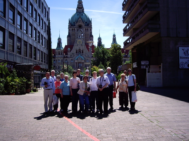 Senior Missionaries in Hannover: Pr.Barber, E.Beus, Kemps, S.Beus, Smiths, Browns, S. Anderson, E. Allen, E.Anderson, S. Lutz, S.Allen