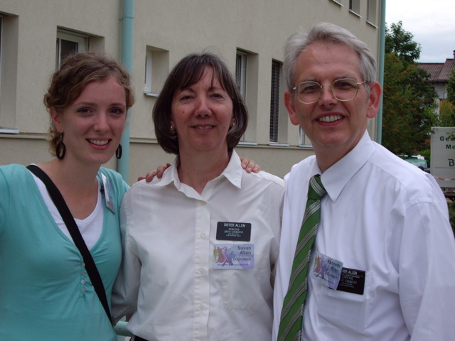 Eva Fiedler with the Allens