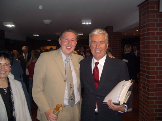 Tibor Franke with Elder Uchtdorf