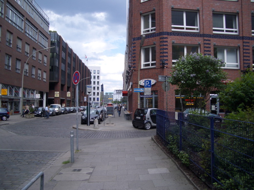 Park on right is Rosenstrasse 27, the site of the opening of the German Mission of the Church 1 Dec 1851