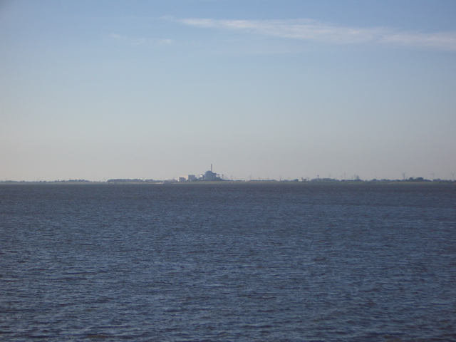 The Elbe River 100 km from the mouth