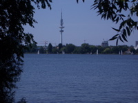 TV Tower across the Aussen Alster