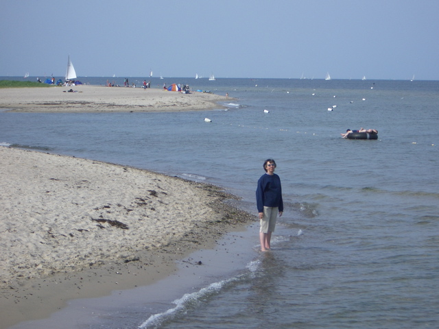 Sister Allen at Falckenstein Beach