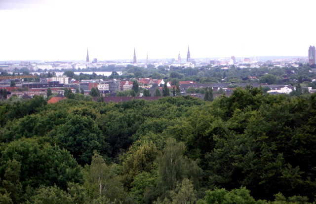 View to Downtown Hamburg