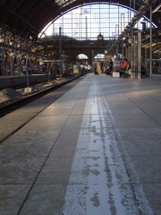 In the Frankfurt Hauptbahnhof