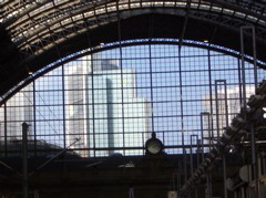 Frankfurt Skyine from the Hauptbahnhof