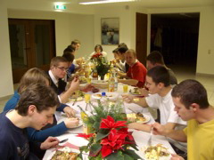 Thanksgiving Feast in the Outreach Center