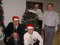Decorating for Christmas-Elders Dong, Wiborny, Christensen and Taylor with Benjamin